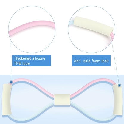 Resistance Bands [3 Pack] Yoga Resistance Band Stretch Fitness Band, Pull Rope, Chest Arm and Shoulder Stretch Bands for Home Workout, Physical Therapy Stretching Gym Equipment