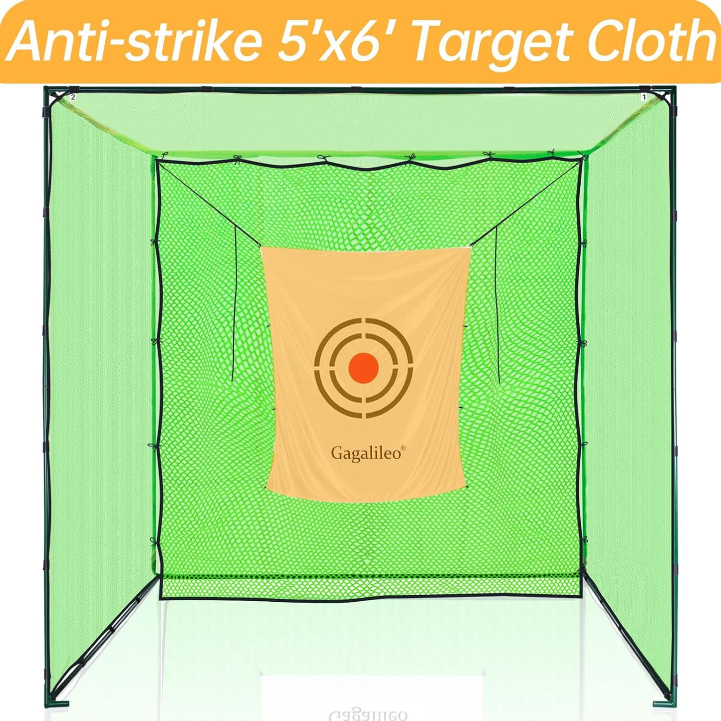 Golf Practice Hitting Nets for Backyard Driving Indoor Use Heavy Duty Practice Golf Driving Nets for Backyard Premium Portable Golf Impact Nets Cages with Frame