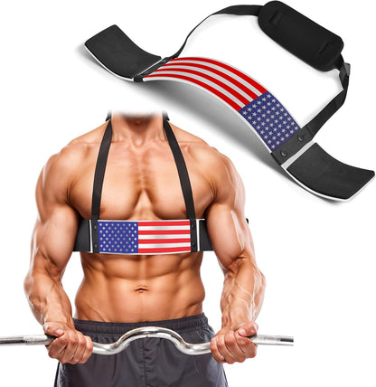 DEFY Arm Blaster for Biceps and Triceps Adjustable Curl Support with Durable 7Mm Aluminum Plate and Neck Pad for Strength Training Bodybuilding Isolator Curl Machine